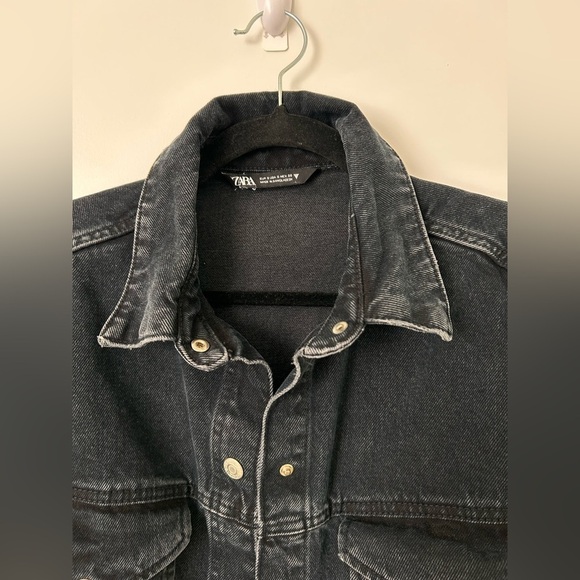 Zara Oversized Denim Jacket, size M - Picture 9 of 9